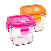 Wean Green&reg;  2-Pack 4 oz. Wean Cube in Pink/Orange