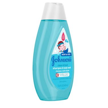 Johnson &amp; Johnson&reg; Kids 13.6 fl. oz. Clean &amp; Fresh Shampoo &amp; Body Wash. View a larger version of this product image.