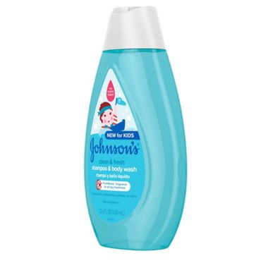 Johnson &amp; Johnson&reg; Kids 13.6 fl. oz. Clean &amp; Fresh Shampoo &amp; Body Wash. View a larger version of this product image.