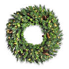 Alternate image 0 for Vickerman 36-Inch Cheyenne Pine Pre-Lit Wreath with Clear Lights
