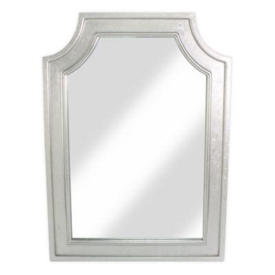W Home 31.5-Inch x 43.5-Inch Rectangular Arched Wall Mirror in Silver