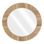 Alternate image 0 for Global Caravan&trade; 26-Inch Round Wood Frame Mirror in Natural