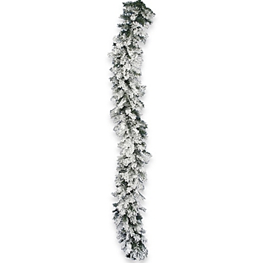 Vickerman 9-Foot Flocked Alaskan Count Garland. View a larger version of this product image.