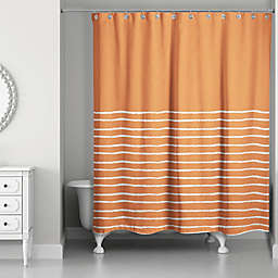orange shower curtain uk