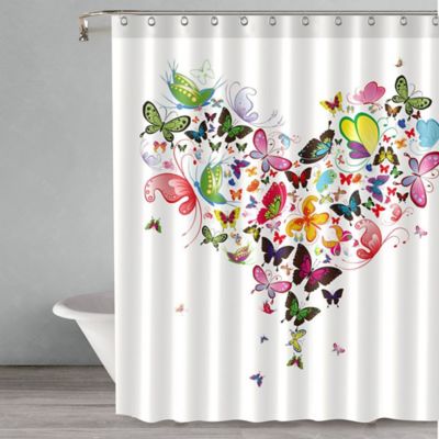 butterfly shower curtain