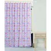 Bloom By Sara Berrenson Paloma Shower Curtain in Coral
