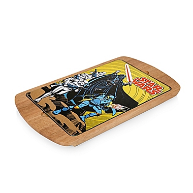 Star Wars&trade; Darth Vader Billboard 2-Piece Glass-Top Serving Tray. View a larger version of this product image.