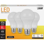 Feit Electric 4-Pack A19 Medium-Base Non-Dimmable LED Bulb