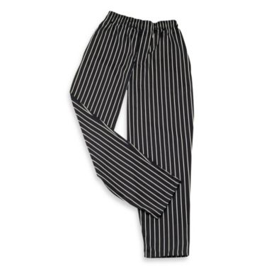 KitchenWears Chef Pants with a Chalk Stripe. View a larger version of this product image.