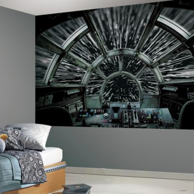 RoomMates&reg; Star Wars&trade; Millennium Falcon Peel and Stick Mural