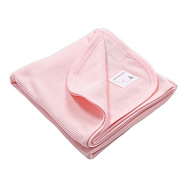 Burt&#39;s Bees Baby&trade; Organic Cotton Thermal Receiving Blanket in Blossom. View a larger version of this product image.