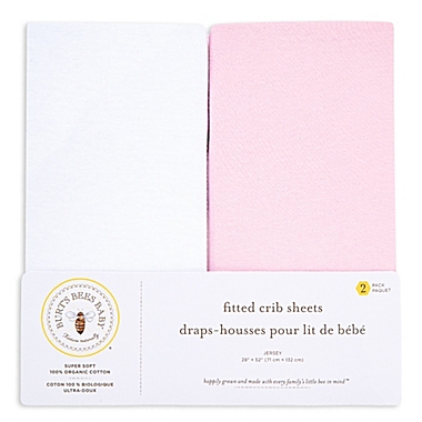Burt&#39;s Bees Baby&reg; 2-Pack Organic Cotton Crib Sheet. View a larger version of this product image.