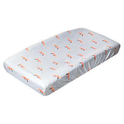 Copper Pearl™ Swift Changing Pad Cover in Grey/Orange