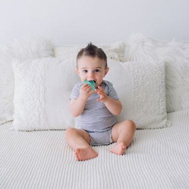 Itzy Ritzy&reg; 3-Piece Cactus Water Teethers in Green. View a larger version of this product image.