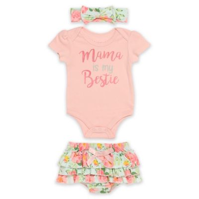 peach headband for baby