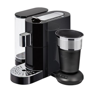 K-fee&reg; Twins II Single Serve Brewer &amp; Latte Machine in Black
