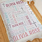 Alternate image 0 for Christening For Her Personalized Sherpa Blanket Collection