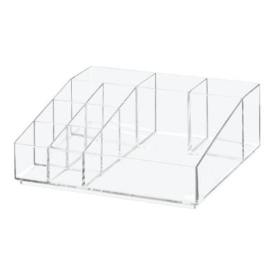 iDesign&trade; Small Clear Divided Cosmetic Organizer