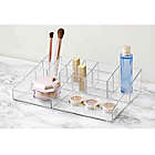 Alternate image 2 for iDesign&trade; Large Clear Divided Cosmetic Organizer