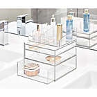 Alternate image 2 for iDesign&trade; 3-Drawer Clear Stackable Cosmetic Organizer
