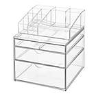 Alternate image 4 for iDesign&trade; 3-Drawer Clear Stackable Cosmetic Organizer
