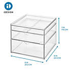 Alternate image 7 for iDesign&trade; 3-Drawer Clear Stackable Cosmetic Organizer