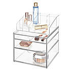 Alternate image 1 for iDesign&trade; 3-Drawer Clear Stackable Cosmetic Organizer