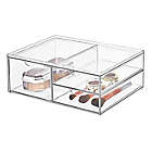 Alternate image 0 for iDesign&trade; 3-Drawer Clear Wide Stackable Cosmetic Organizer