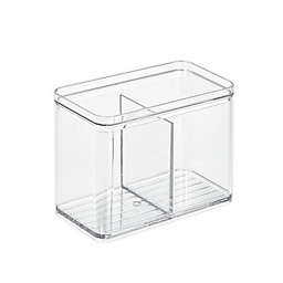 iDesign™ Clear Stackable Divided Countertop Canister