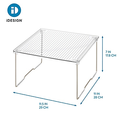 iDesign&trade; Small Clear Undersink Shelf. View a larger version of this product image.