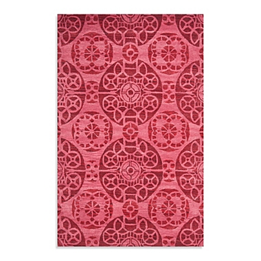 Safavieh Wyndham Irina 5-Foot x 8-Foot Hand-Tufted Wool Accent Rug in Red. View a larger version of this product image.