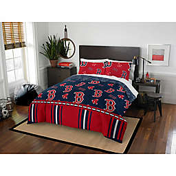 MLB Boston Red Sox 5-Piece Queen Bed in a Bag Comforter Set