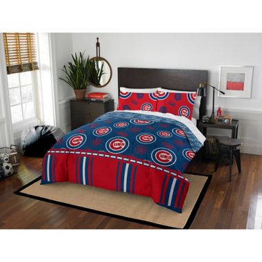 MLB Chicago Cubs 4-Piece Twin Bed in a Bag Comforter Set. View a larger version of this product image.