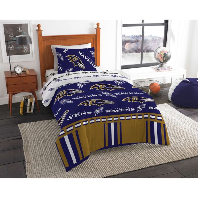 Nfl Baltimore Ravens Bed In A Bag Comforter Set Bed Bath Beyond