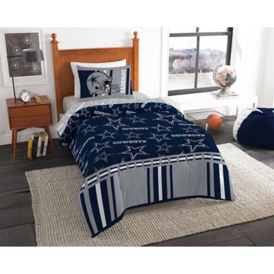 5 Piece Dallas Cowboys Western Star Design Quilt BedSpread Comforter Navy Blue 