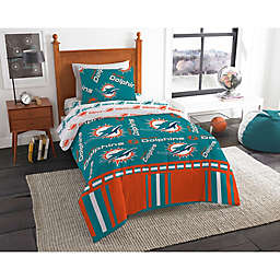 NFL Miami Dolphins Bed in a Bag Comforter Set