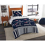NFL New England Patriots Bed in a Bag Comforter Set
