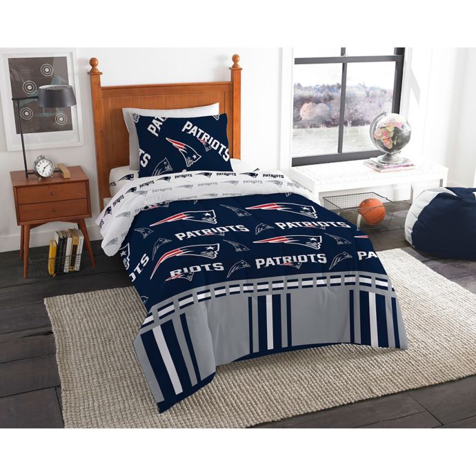 Nfl New England Patriots Bed In A Bag Comforter Set Bed