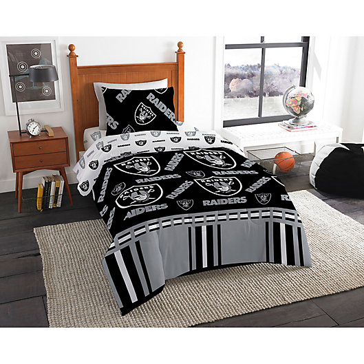 Las Vegas Raiders Design Bedding Set 3Pc Duvet Cover Pillowcase Soft Quilt Cover 