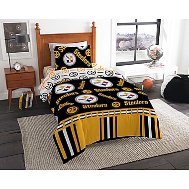 NFL Pittsburgh Steelers Bed in a Bag Comforter Set. View a larger version of this product image.