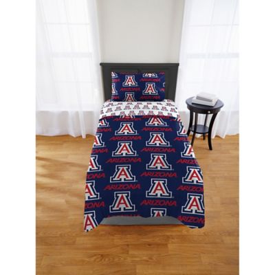 Arizona Wildcats 4 Piece Twin Bed, Twin Bed Bed Bath And Beyond