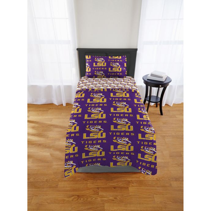 Lsu Tigers Bed In A Bag Comforter Set Bed Bath Beyond