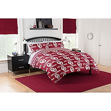 Oklahoma Sooners 5-Piece Queen Bed in a Bag Comforter Set. View a larger version of this product image.