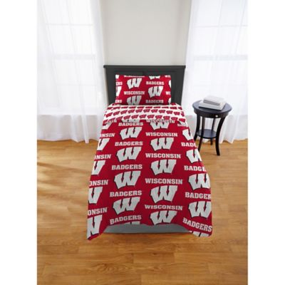 Wisconsin Badgers Bed In A Bag Comforter Set Bed Bath Beyond