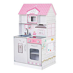 Wonderland 2-in-1 Doll House & Play Kitchen