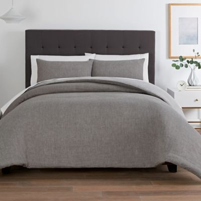 Washed Twill 3-Piece Comforter Set 