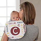Alternate image 1 for Youthful Name For Him Personalized Burp Cloths (Set of 2)