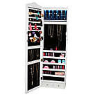 Alternate image 0 for Mind Reader Jewelry Armoire with Mirror and LED Lights in White