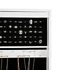 Alternate image 6 for Mind Reader Standing Lighted Jewelry Armoire in White