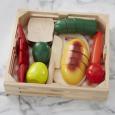 Melissa &amp; Doug&reg; Personalized Cutting Food Set. View a larger version of this product image.